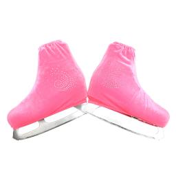 Nasinaya-sapato capa protetora para patinação figura, veludo acessórios para crianças e adultos, strass brilhante - Image 3