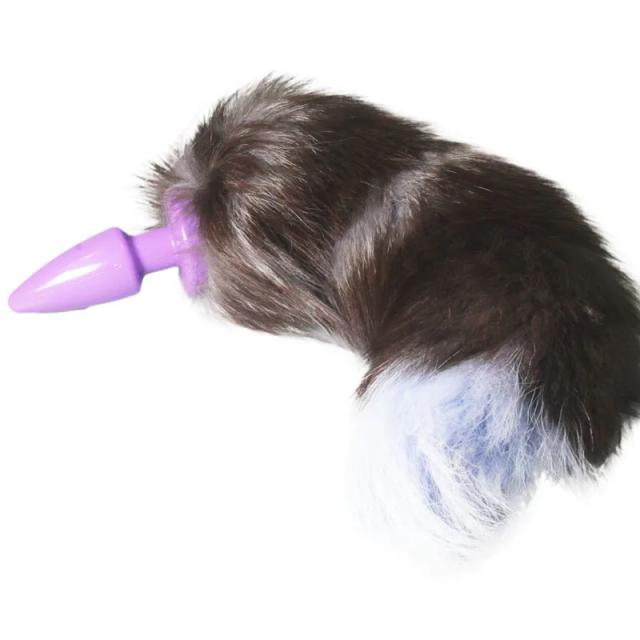 Caudas de cachorro peludas gigantes Plug anal para casais, brinquedos sexuais, plug anal de bala, BDSM Flirt Fox Anus, jogos adultos, produto fetiche, brinquedos sensuais para mulheres