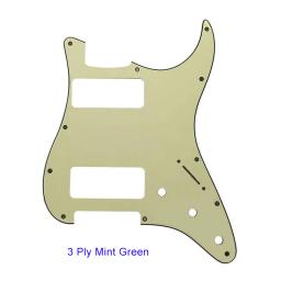 Pleroo-Pickguard para guitarra, peças de guitarra, Humbuckers, personalizado, grande qualidade, US 11 furos de parafuso, 2 P90 - Image 3