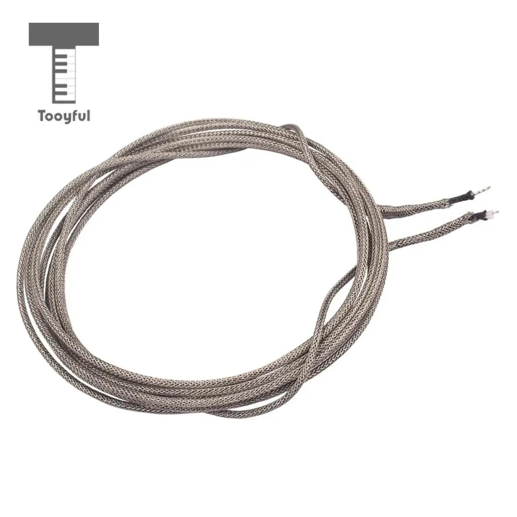 Tooyful-Único Condutor Escudo Cabo, Fio Trançado, Fio De Circuito De Guitarra, Fio De Captura, 22AWG, 300cm Comprimento - Image 1