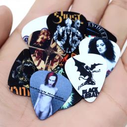 Soach, mais novas escolhas de guitarra de rock, espessura de 1.0mm, acessórios de guitarra para uklele, 10 peças - Image 4