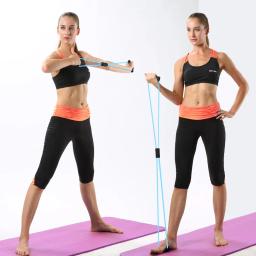 Faixa elástica multifuncional para academia, fitness, resistência, exercícios, pilates, ioga, equipamento esportivo - Image 6