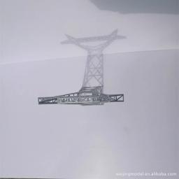Sand Table Cable Tower Modelo Torre de alta tensão Torre de transmissão Torre barril de plástico para Ho Train Layout - Image 5