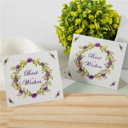 50 unidades de mini cartões de visita, mensagens em formato de mensagem cartões para agradecimento, aniversário de casamento, dia das mães - Image 5