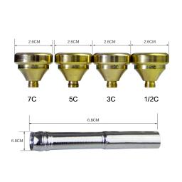 MUKU-Bocal de Trompete com Caixa, Acessórios de Trompete, Instrumento Musical, Dourado, Cobre, Tamanho 3C, 1-1, 2C, 7C, 5C, 3C - Image 4