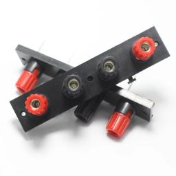 Amplificador de entrada de banana externo, cabeça com 4 pinos de led para amplificador de fio, encaixe de áudio, interruptor de terminal de mola diy, 1 peça - Image 6