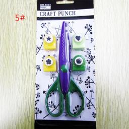 Tesoura para gravação de artesanato, frete grátis, novo design, presente para a escola, faça você mesmo, conjunto de perfuradores, papel, scrapbooking - Image 4