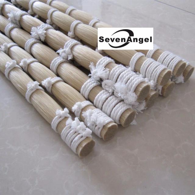 Protetor de Cabelo Mongólia Branca Natural de Alta Qualidade - 250g, Granel de Ouro, 80-85cm para Viola e Violoncelo