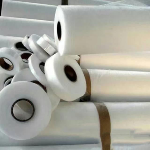 Tecido adesivo de dupla face fusível para interlinha - Ideal para trabalhos com retalhos e fácil aplicação com ferro, 1 jarda