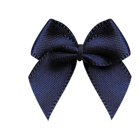 Laços de fita de cetim, 50 peças artesanato faça você mesmo, decoração de festa de casamento, embalagem de presente, lacinhos, acessórios de costura, apliques - Image 1