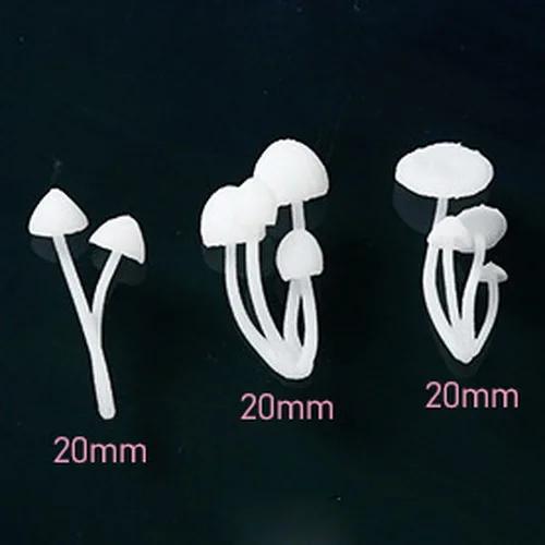 3 pçs estilo mix cristal cola epoxy mini cogumelo modelagem cola epoxy molde diy artesanato suprimentos de enchimento acessórios uv decoração - Image 1