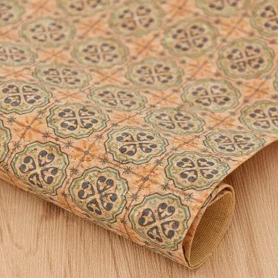 Tecido de cortiça macia para DIY vestuário saco e bordado, artesanato artesanal, patchwork retro, A4 impresso suprimentos - Image 1
