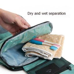 Naturehike-Waterproof Washing Bag, Kit de Higiene Pessoal, Classificação Combo Cosméticos, Seco e Molhado, Travel Organizer, Camping Make Up, S M - Image 2