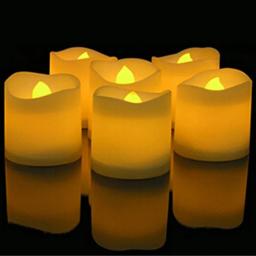 1 pçs velas flameless luz 3.6x4.2cm pilar led festa de aniversário vela amarelo flicker onda forma festa natal decoração - Image 5
