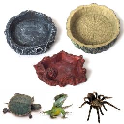 Pote de água e comida de resina não tóxica para répteis, alimentador de lagartas, bacia, tartaruga tartaruga, escorpião, lagarto, caranguejos, suprimentos para animais - Image 4