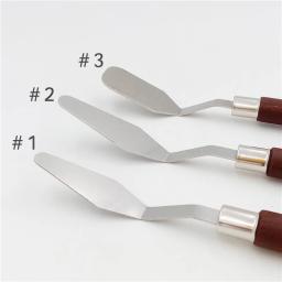 Espátula de pintura a óleo para arte, espátula para pintura a óleo de acrílico grande, médio e pequeno, suprimentos e arte - Image 4