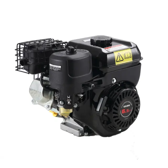 Motor GX200 OHV 6.5HP a Gasolina 4 Tempos Refrigerado a Ar para Lavadora de Pressão com Início Manual
