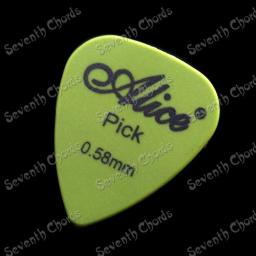 Paletas de guitarra alice gêmeas com 120 peças, palhetas coloridas foscas, plectras 0.58mm,0.71mm, 0.81mm,0.96mm, 1.2mm,1.5mm para escolher - Image 4