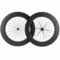 Vendas de fábrica 700c conjunto de rodas de carbono 38mm 50mm 60mm 88mm rodas de bicicleta de carbono clincher aro de bicicleta de estrada rodas de freio de basalto - Image 5