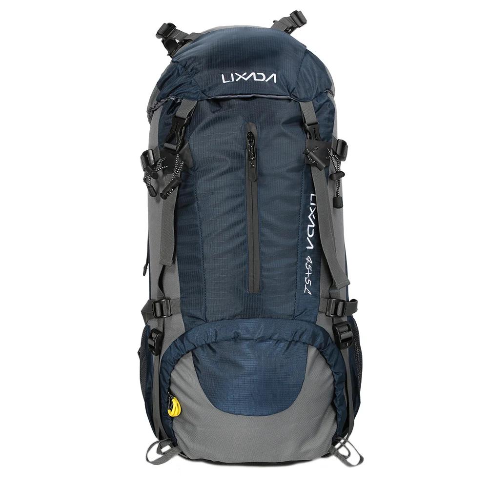 Lixada impermeável Desporto Mochila, Outdoor Escalada Mochila, Montanhismo Caminhadas Mochilas, Molle Camping Bag, 6 cores, 50L - Image 1