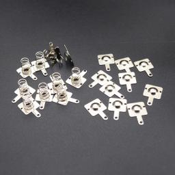 Substituição Metal Baterias, Primavera Contato Plate, Prata para pilhas AA e AAA, 20Pcs - Image 2