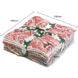 JX-LCLYL 100 pçs novo 10*10cm diy artesanato costura quadrado floral algodão tecido de retalhos pano - Image 1