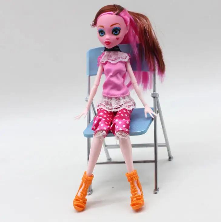 1 pçs de alta qualidade fasion monstro bonecas dráculaura/clawdeen lobo/Frankie Stein/preto wydowna aranha corpo móvel meninas brinquedos - Image 1