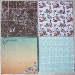 Papel de álbum estilo pirata, faça você mesmo, pacote de 24 folhas artesanal, artesanato, almofada de fundo - Image 3