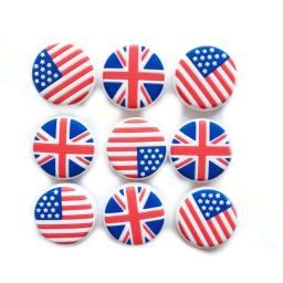 National Flag Tennis Racket Damper, Amortecedor para reduzir o tênis, Vibração de raquete, Tenis Pro Staff, 5pcs - Image 4