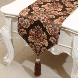 Toalha de mesa moderna para alongar flores, capa simples em relevo, jacquard, estilo europeu, tecido de alta qualidade, toalha de mesa de café - Image 4