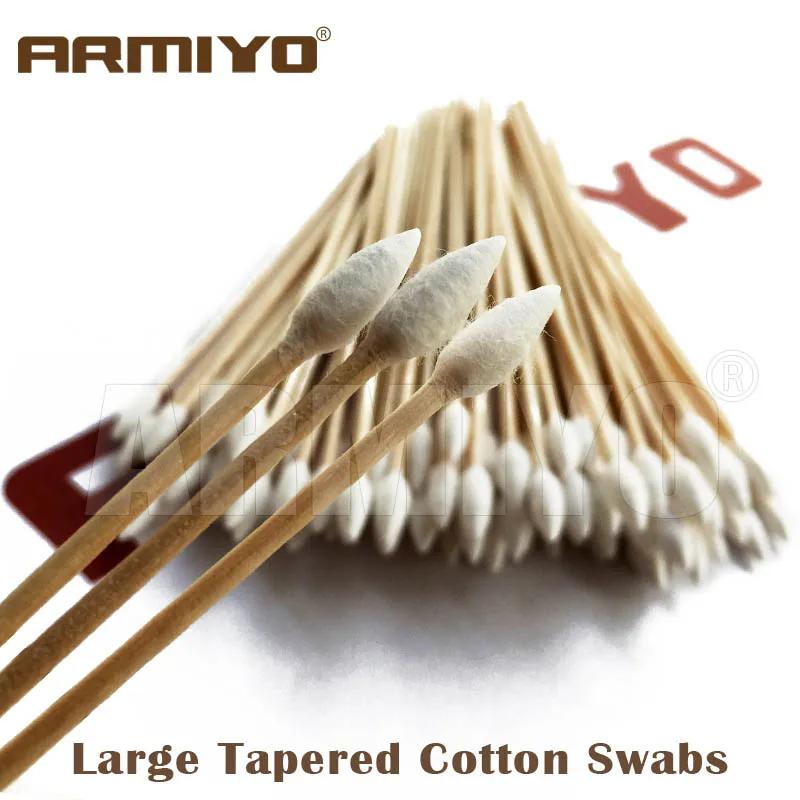 Armiyo Grande Cotonetes De Algodão Cônico, Rifle Gun Barrel Cleaner Kit, Paintball Tiro Acessórios, 5.58mm,. 22Cal - Image 1