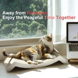 Arranhador para gatos, placa de brinquedo para gato, animais de estimação, papelão ondulado, poste para arranhar, produtos para gato ty0016 - Image 4