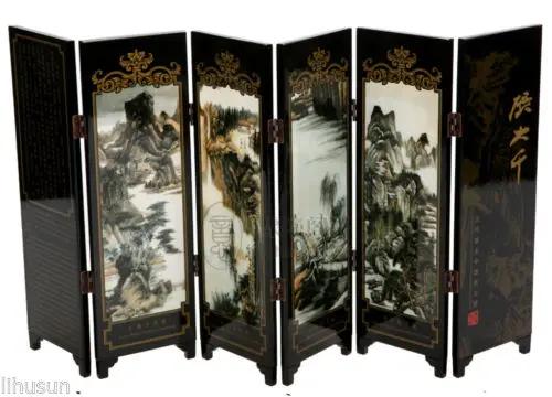 Coleção Exclusiva de Produtos de Laca Pintada da China: Beleza Romântica em Telas Dobláveis