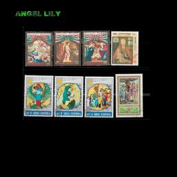 Selos postais com Post Mark para coleção, Natal e Páscoa, 45 ou 95 pcs por lote - Image 4