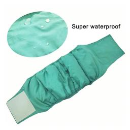 Novas calças de fralda para cães de estimação, reutilizáveis, para higiene menstrual, suprimentos para animais de estimação, calça fisiológica higiênica à prova d'água - Image 4