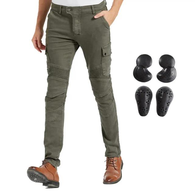 Calça Jeans de Motocicleta 2020 com Aramida e Joelheiras Atualizadas para Conforto e Segurança