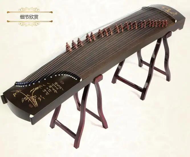 Série de sombra de bambu para vento guzheng 5 padrões opcionais, yangzhou guzheng, 21 cordas, instrumentos musicais - Image 1