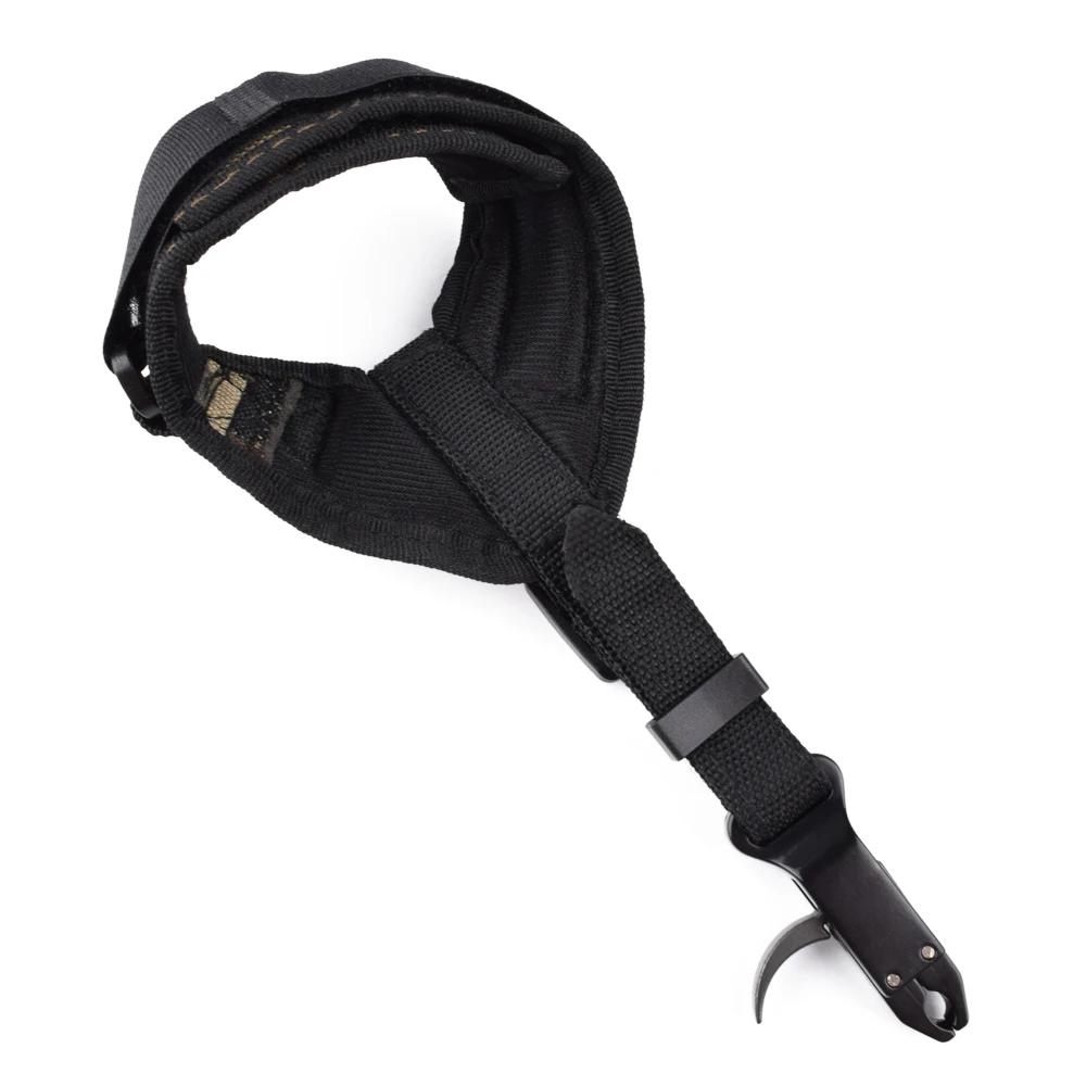 1 peça camo composto arco liberação auxílio polegar gatilho alça de pulso dos homens adulto feminino arco tiro com arco frete grátis - Image 1