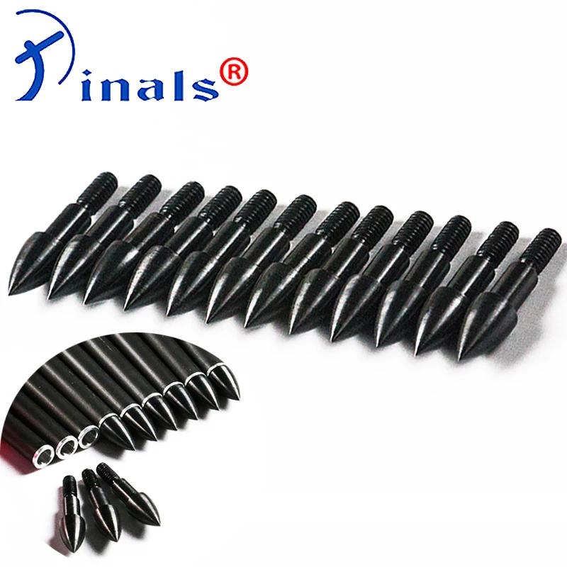 Pontas para flechas de carbono, pontas de campo para flecha cabeça 75 grãos ou 100 grãos para id 6.2mm od 7.6mm arco arco arco arco arquearia acessórios de caça - Image 1