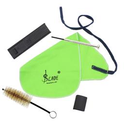 Conjunto de cuidados de limpeza de instrumento de sopro, flauta de saxofone, clarinete, incluindo escova de boquilha, pano de limpeza, estojo de polegar - Image 6