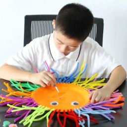 Hastes limpadoras de cachimbos para crianças, 50 peças 30cm colorido limpadores de cachimbo para diy brinquedos educativos de pelúcia artesanais materiais de arte diy - Image 2
