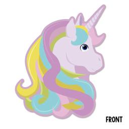 Convite com tema de unicórnio e arco-íris, material para festa de aniversário, decoração de festas infantis, evento para aniversário - Image 2