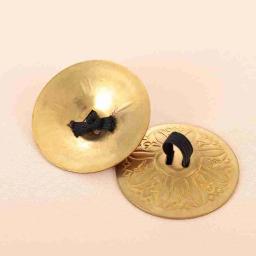 2 pares de címbalos para dança do ventre, padrão de grão de cobre puro, acessórios para dança do ventre - Image 5