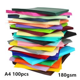 Cartão de papel kraft colorido de alta qualidade, 100 gsm, peças, faça você mesmo, cartão de casamento, artesanato, papel de papelão grosso - Image 1