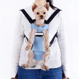 Denim cão de estimação mochila viagem ao ar livre cão gato portador saco para cães pequenos filhote de cachorro kedi carring sacos produtos para animais de estimação trasportino cana - Image 3