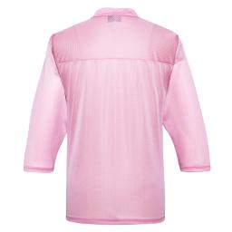 Camisa de hóquei no gelo de malha para treinamento rosa - Image 2