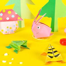 Livro de Origami dos desenhos animados para Crianças, Artes de Papel e Artesanato Brinquedos Meninas, DIY Handmade 3D Puzzle, Artesanato Animal, Brinquedo Infantil Educativo, 54 Pcs - Image 5
