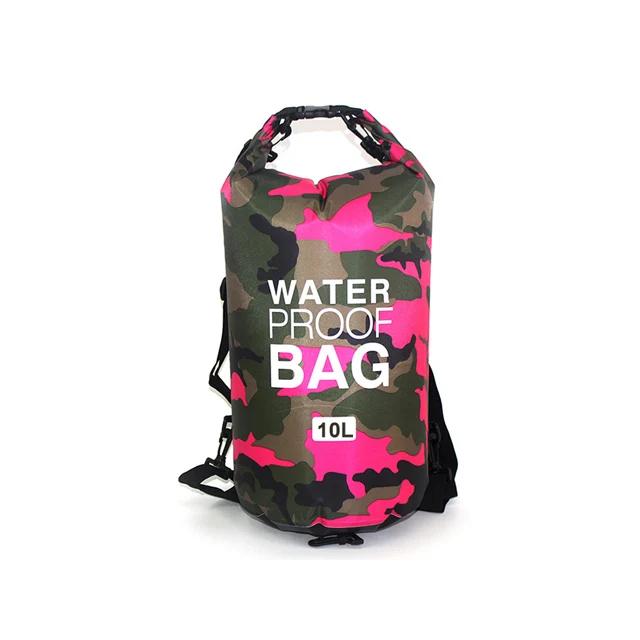 Saco Impermeável para Natação e Aventura: Camuflagem Eficiente para Pesca, Canoagem e Rafting - Opções de 2L a 30L