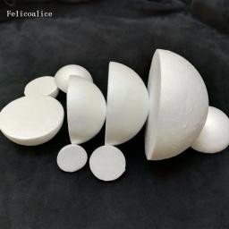 Metade Rodada Bolas De Espuma De Poliestireno Sólido, Isopor, DIY Artesanato De Natal, Crianças Artesanato Pintado, 25mm, 9.84" - Image 4