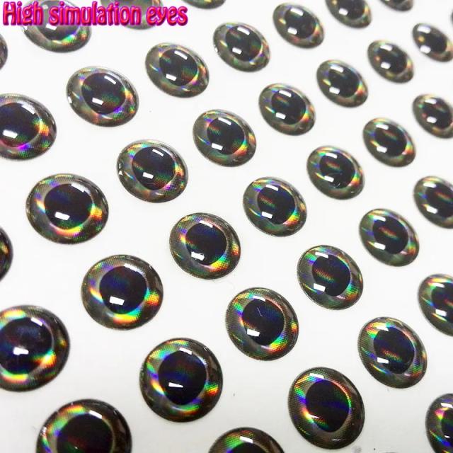 4D High Simulation Fish Eyes Lifelike 3D Fishing Lure 500pcs/lote